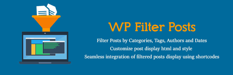 WP Filter Posts – List Posts by Categories, Tags, Authors and dates