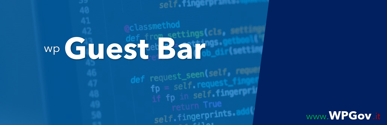 WP Guest Bar