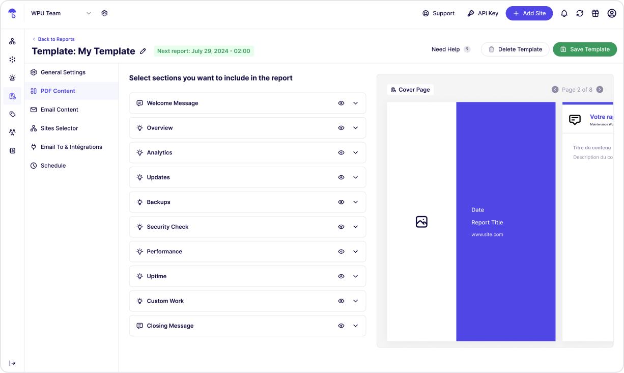 WP Umbrella: Update Backup Restore & Monitoring