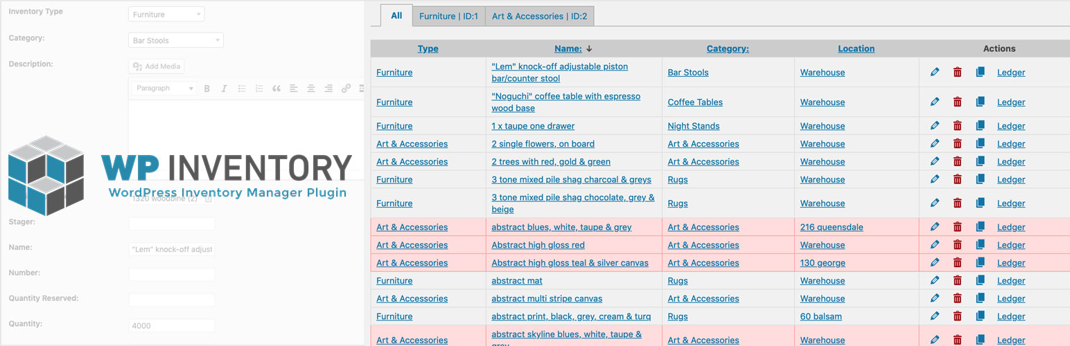 WP Inventory Manager