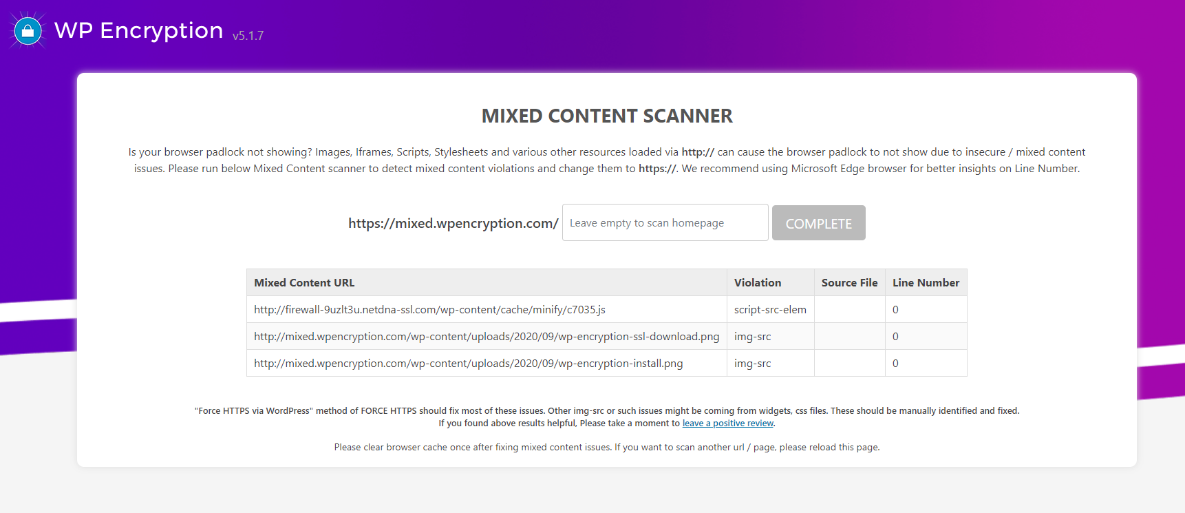 Mixed Content Scanner to identify insecure contents on HTTPS site