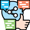 WP Like, Comment & Share logo