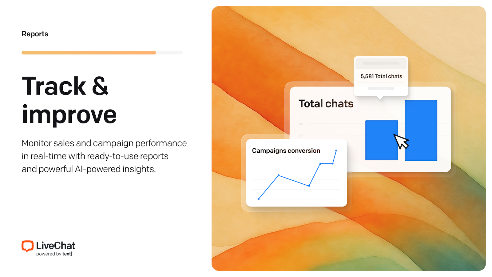 LiveChat Reports and Metrics dashboard for WordPress plugin
