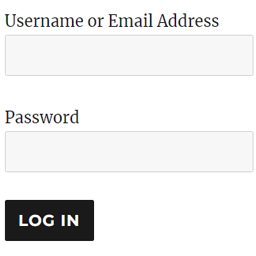 WP Login Form Icon