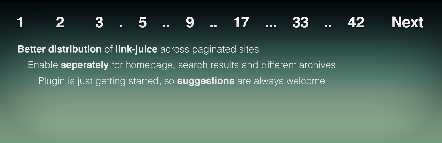 Logarithmic Pagination