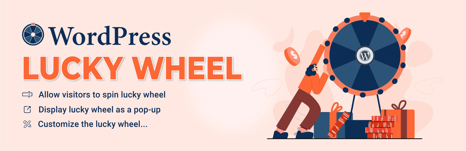 WordPress 外掛 WordPress Lucky Wheel – Spin a Sale 的封面圖片。