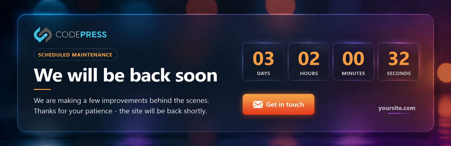 WP Maintenance Mode & Site Under Construction