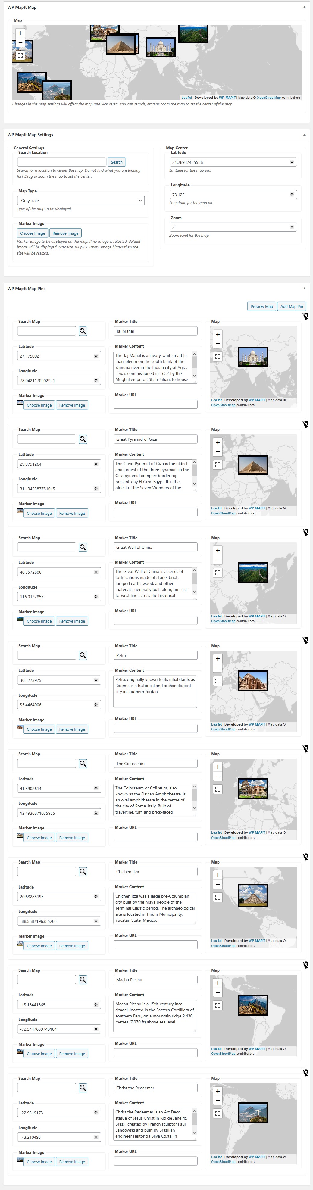 Adding map with multiple marker.