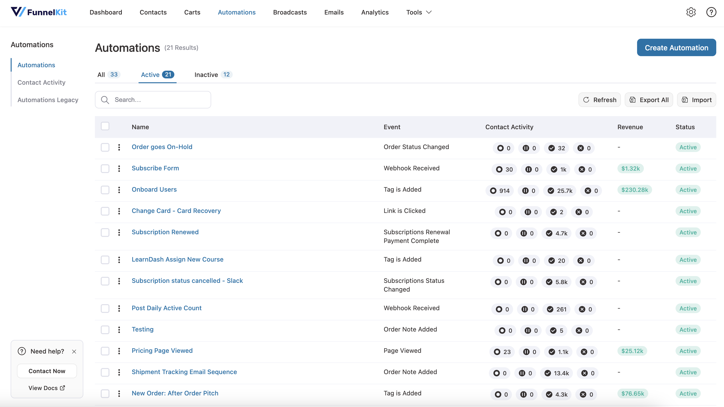 FunnelKit Automations &#8211; Email Marketing Automation and CRM for WordPress &amp; WooCommerce - Screenshot 4