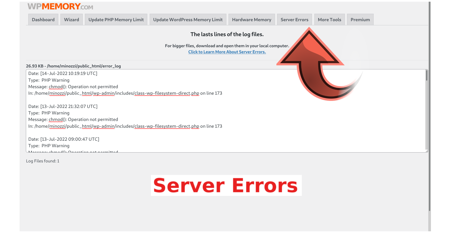 Server Errors