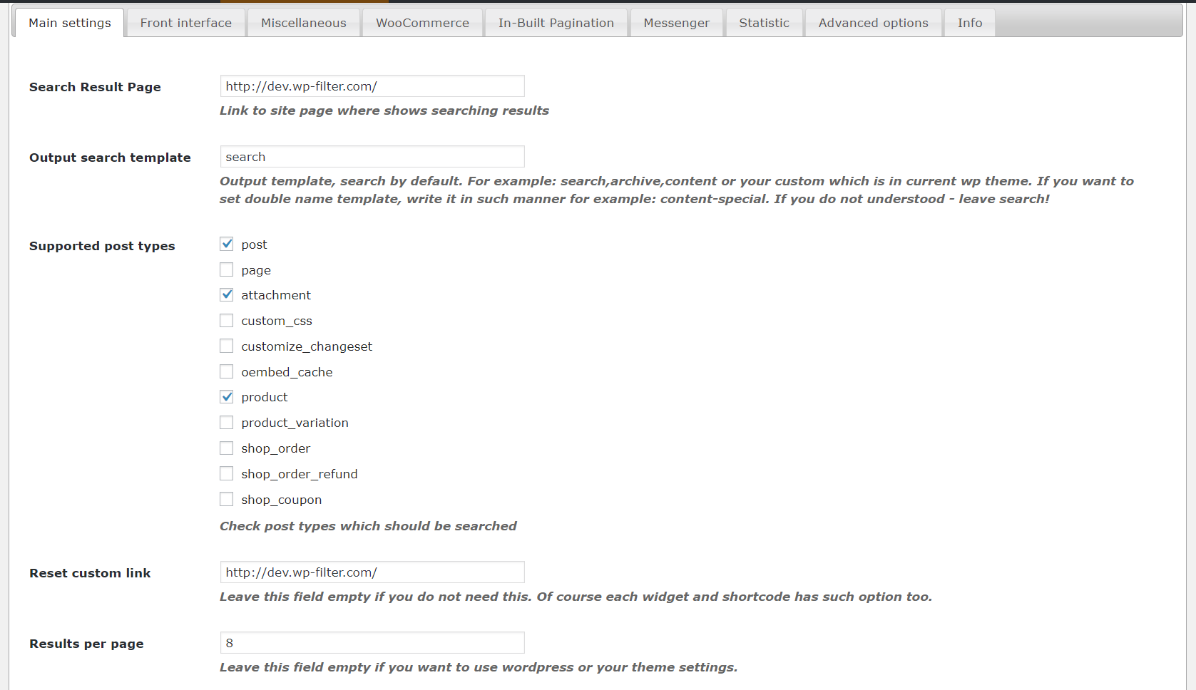 MDTF &#8211; Meta Data and Taxonomies Filter