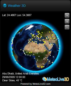 WP_Meteo3D Widget