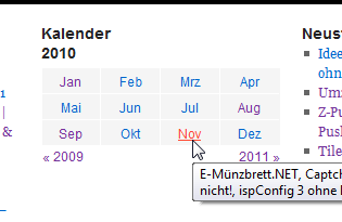 The Widget on a german blog (mine ;))