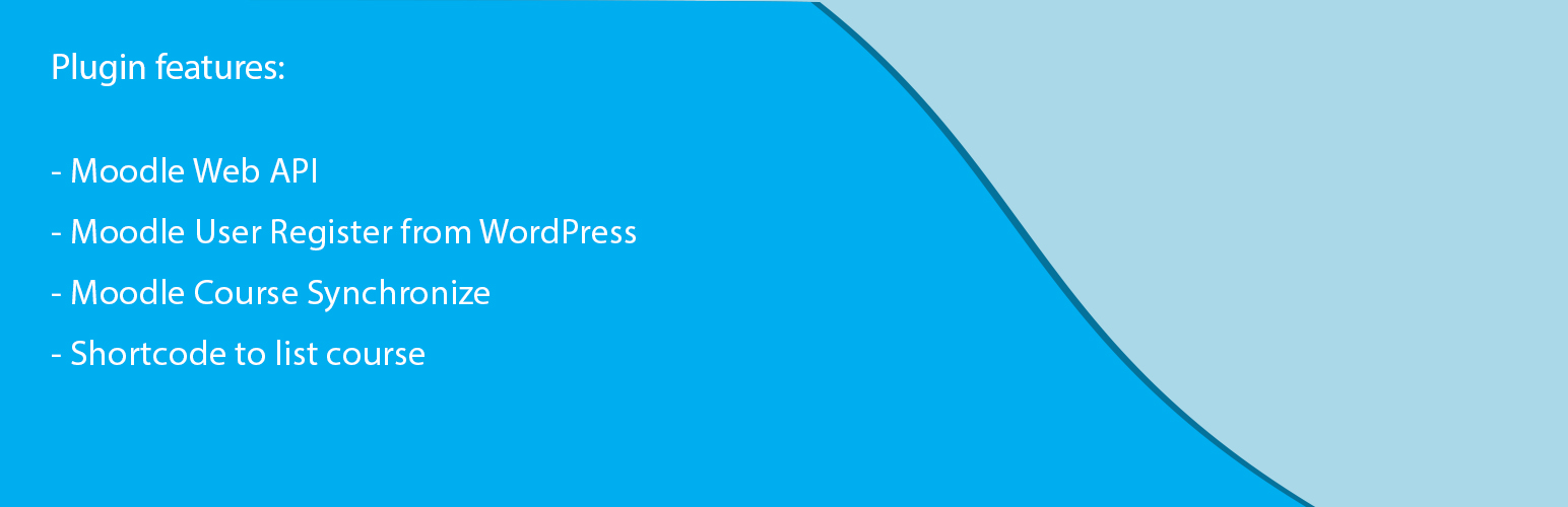 WordPress 外掛 WordPress Moodle 的封面圖片。