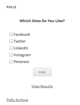 Poll - Mutiple Poll Answers