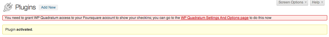 Installed Plugins: Authentication prompt shown after activating plugin for the first time
