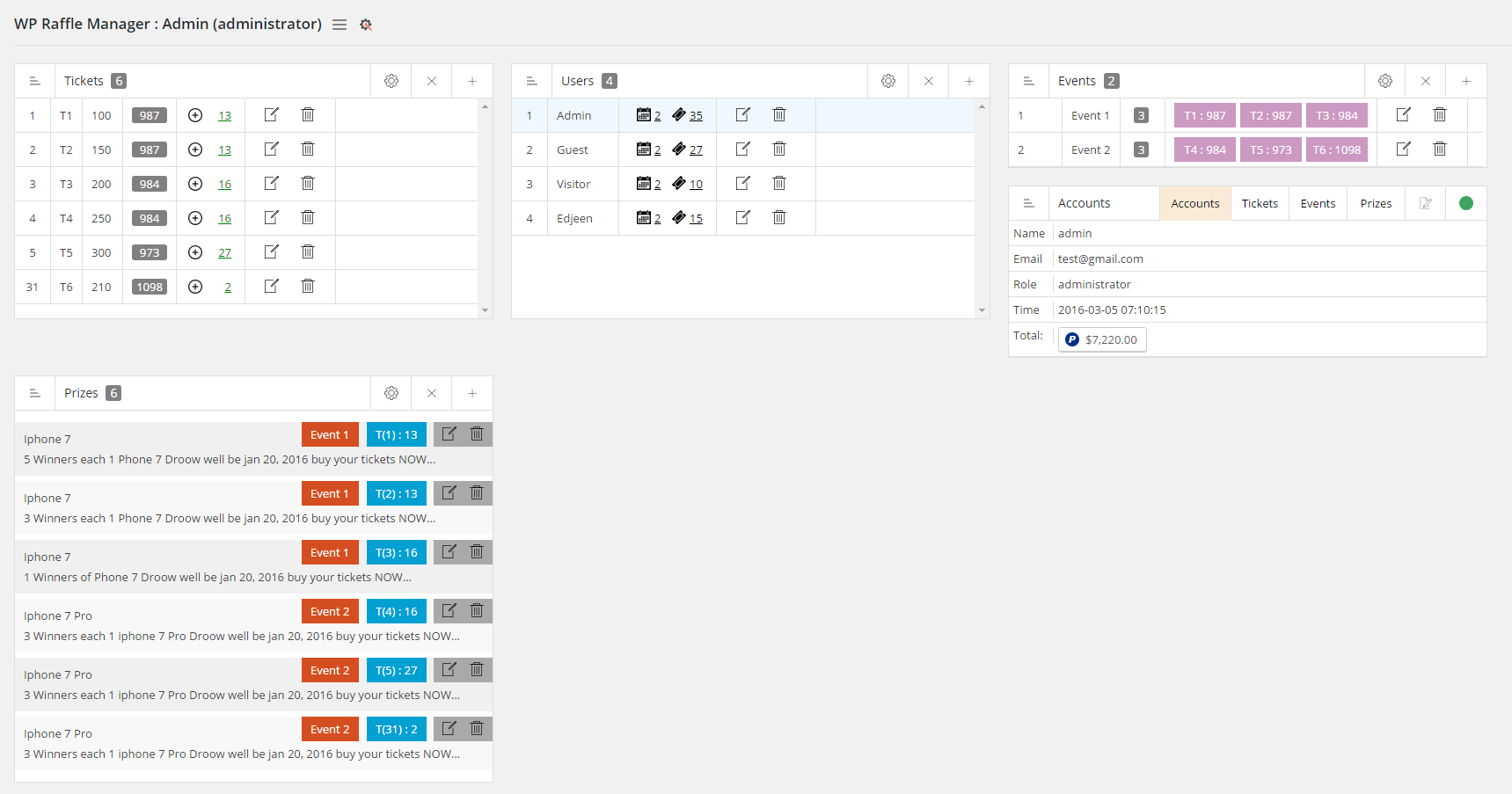 screenshot-1 /assets - ( wp-raffle ) manager ( 100% ) screen dimension .