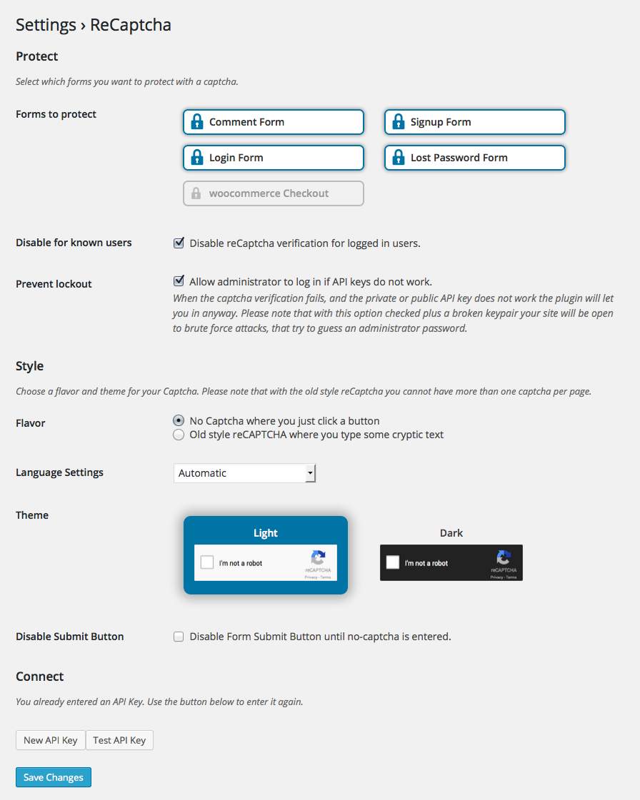 Plugin Settings (v 1.1.4)