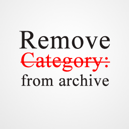 WP Remove Category from Archive title