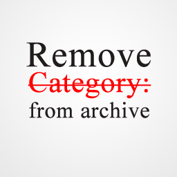 WP Remove Category from Archive Title logo