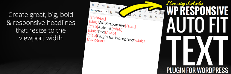 WP Responsive Auto Fit Text