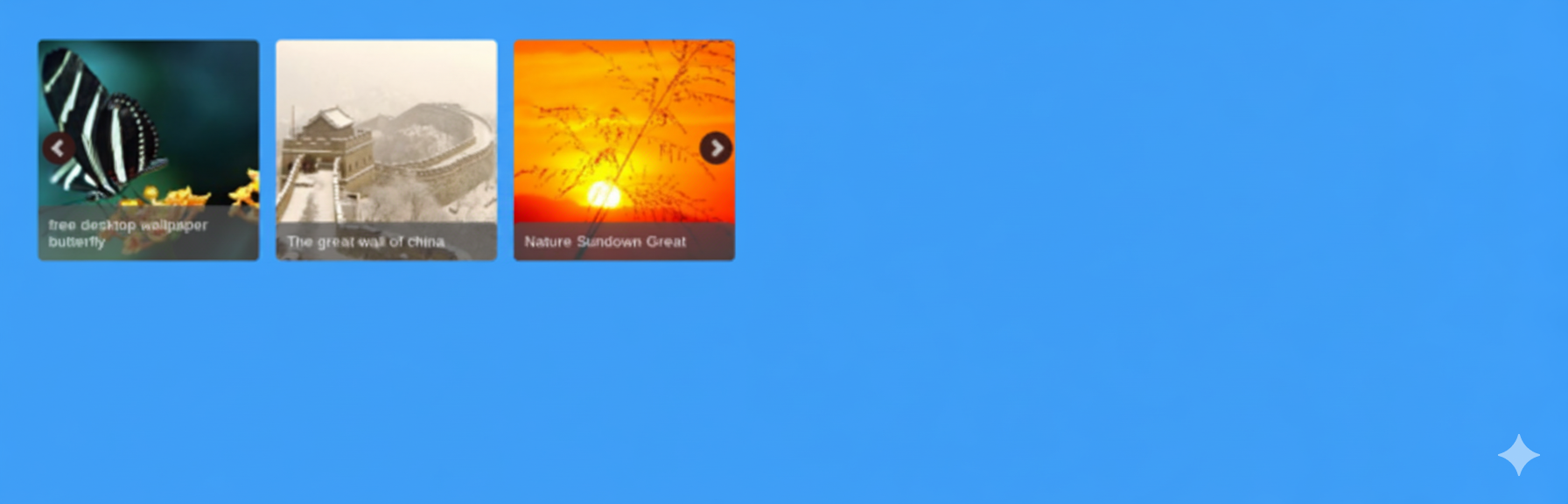 Thumbnail carousel slider
