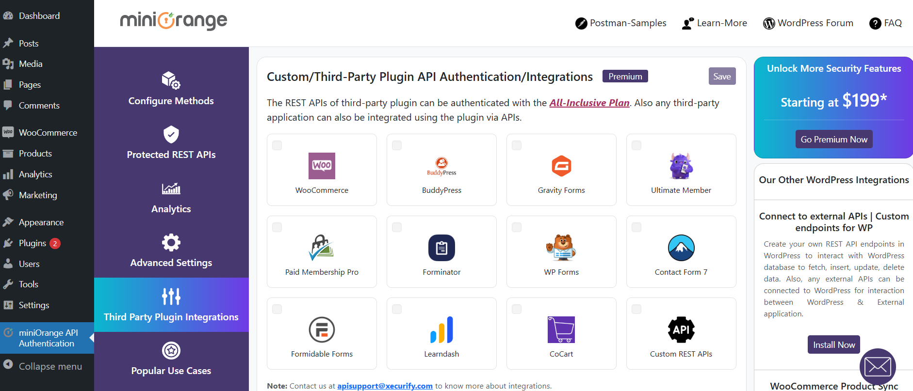 Custom API Integration