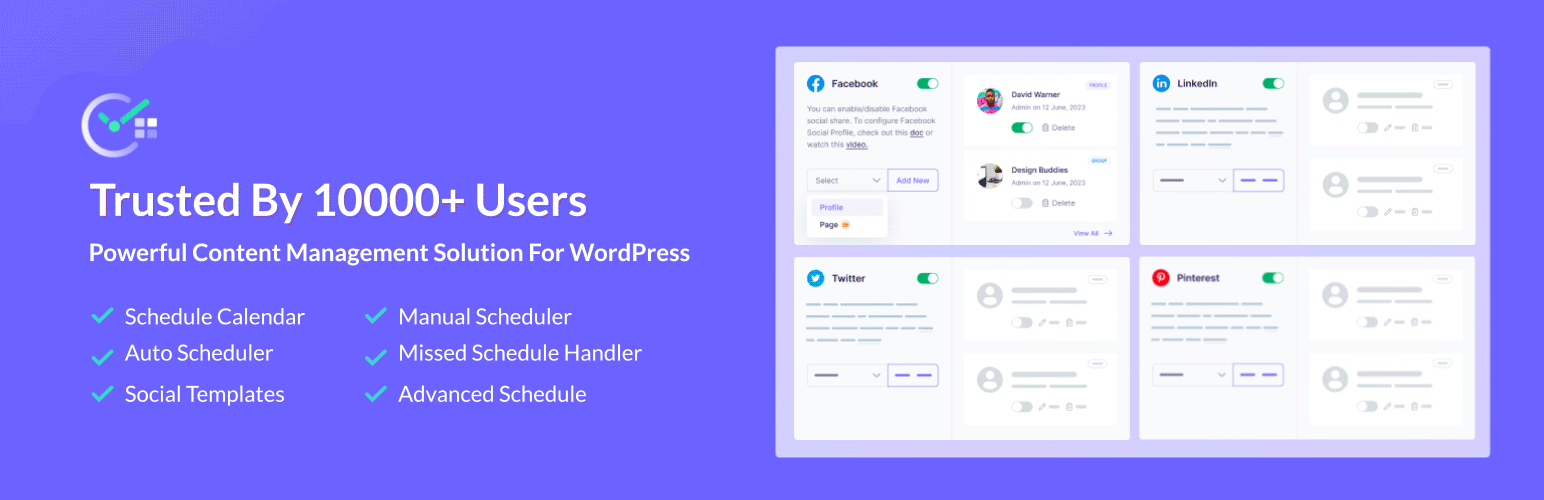 SchedulePress – Auto Post & Publish, Auto Social Share, Schedule Posts with Editorial Calendar & Missed Schedule Post Publisher