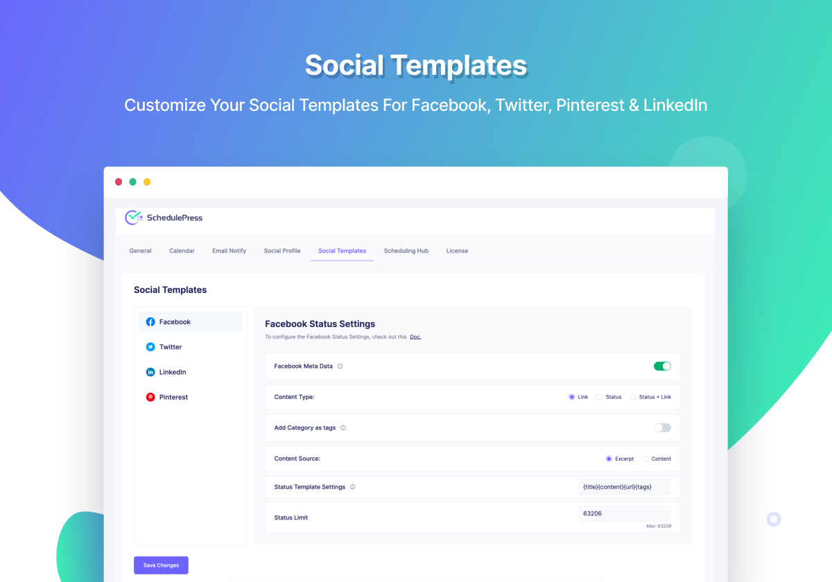 Social Templates