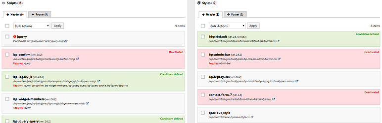 WP Scripts & Styles Optimizer