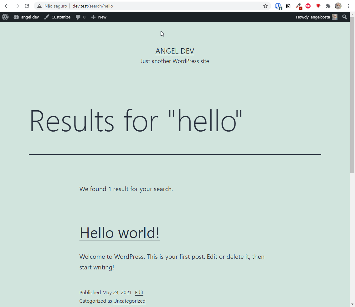 This is how your URL will look