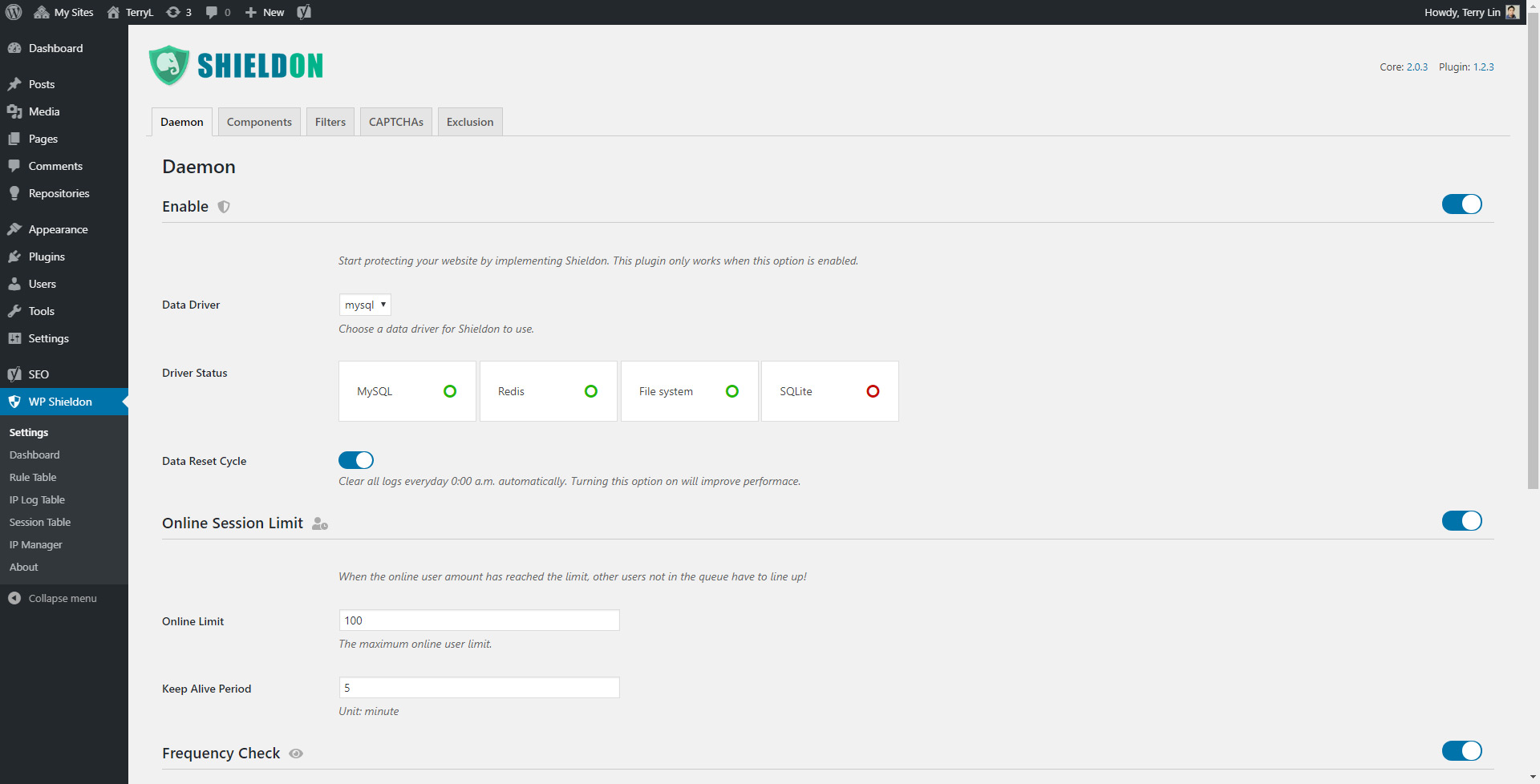 WP Shieldon &#8211; WordPress Firewall