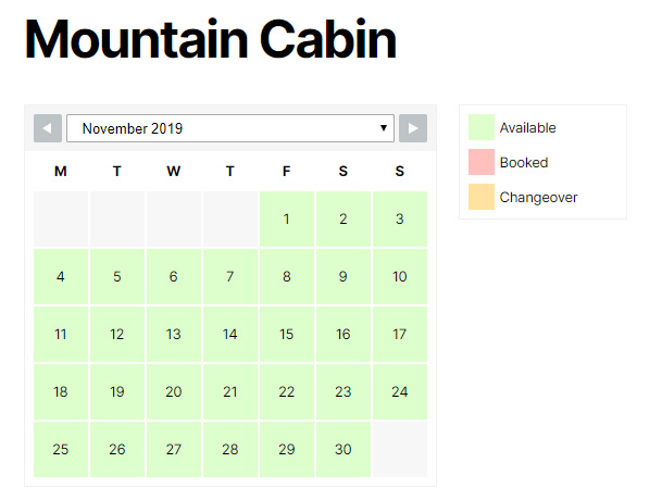 WP Simple Booking Calendar