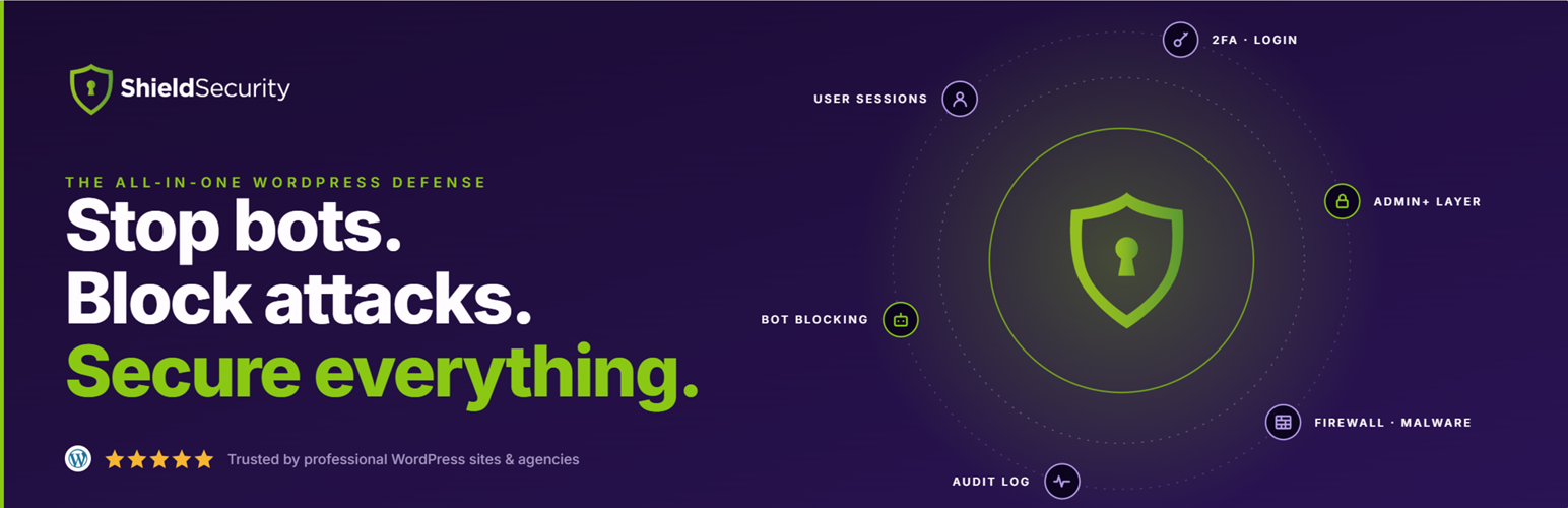 WordPress 外掛 Shield: Blocks Bots, Protects Users, and Prevents Security Breaches 的封面圖片