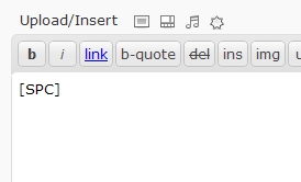 Shortcode example