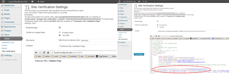 wp-site-verification-tool