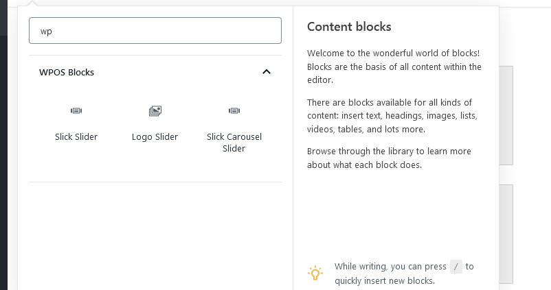 Also added Gutenberg block support.