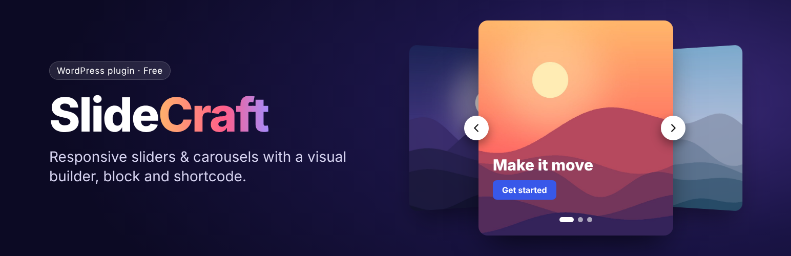 SlideCraft – Responsive Slider & Carousel preview