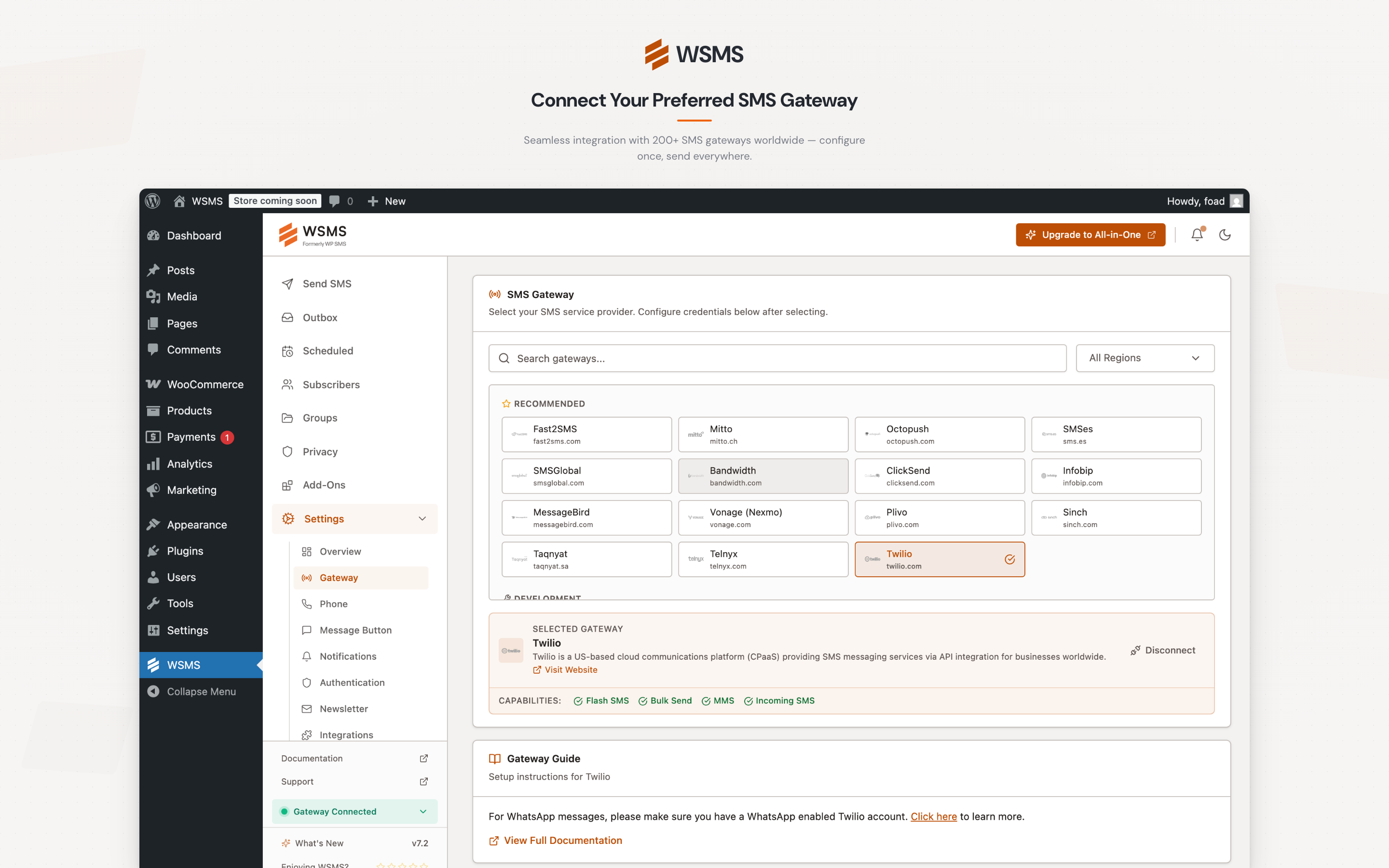 Gateways Configuration