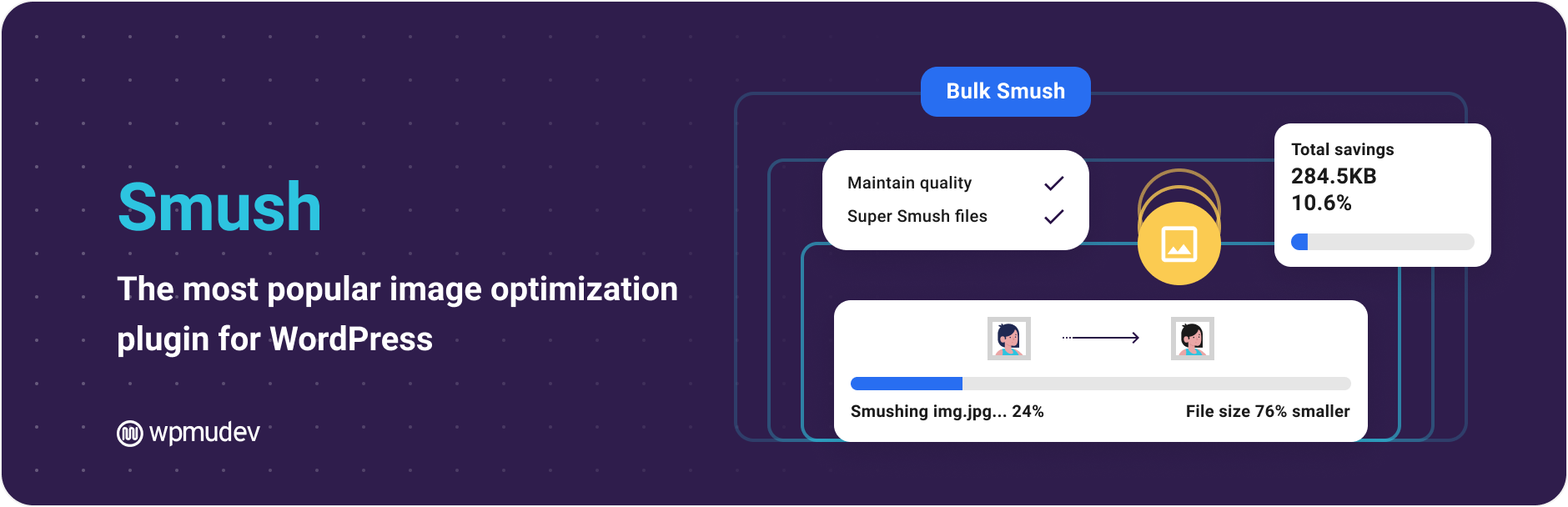 Product image for Smush – Lazy Load Images, Optimize & Compress Images.