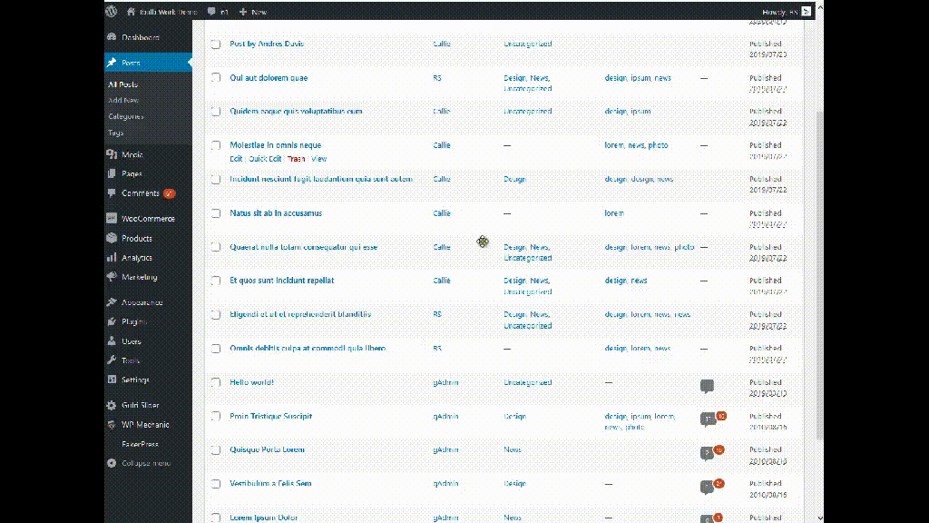 WP Sort Order