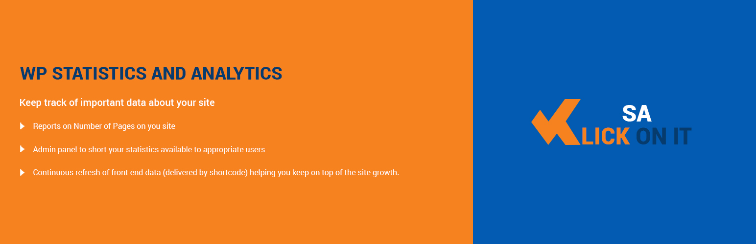 WordPress 外掛 WP Statistics and Analytics 的封面圖片。