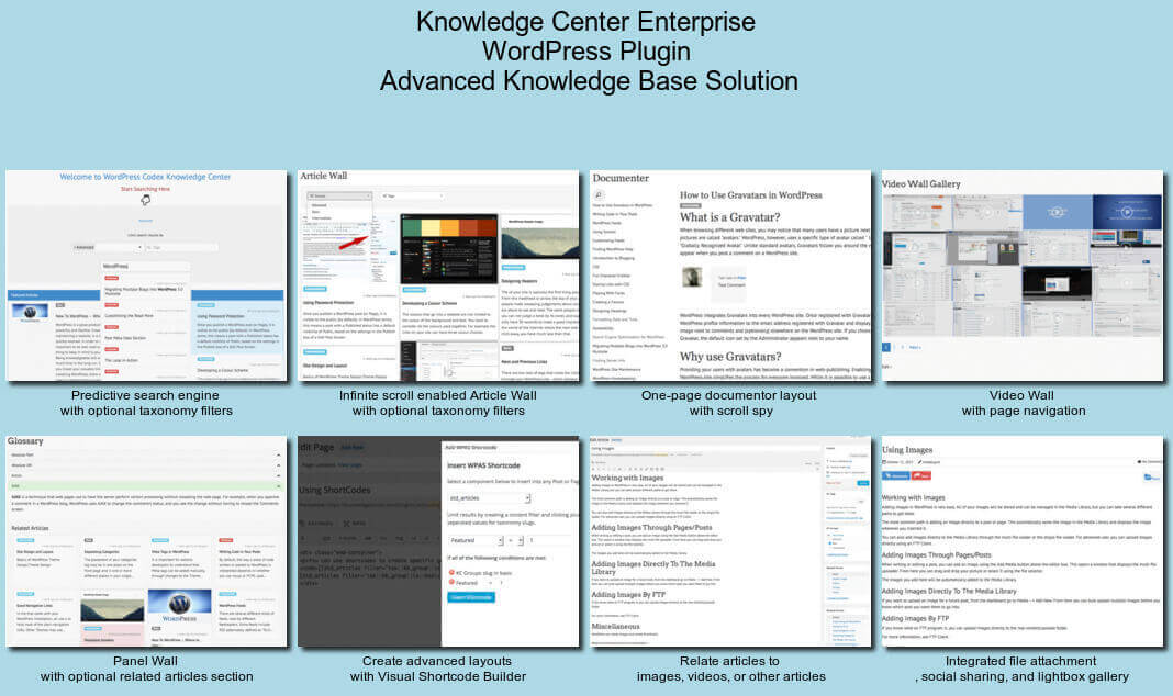 <a href="https://emdplugins.com/plugins/knowledge-center-wordpress-plugin">Knowledge Center Enterprise Edition</a> offers the most advanced and complete knowledgebase plugin