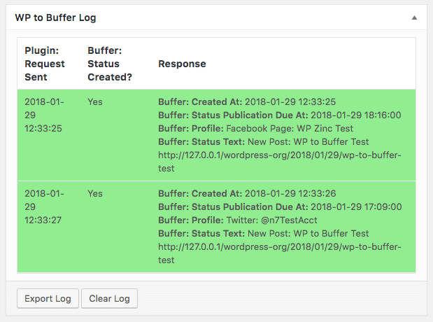 Post-level Logging.