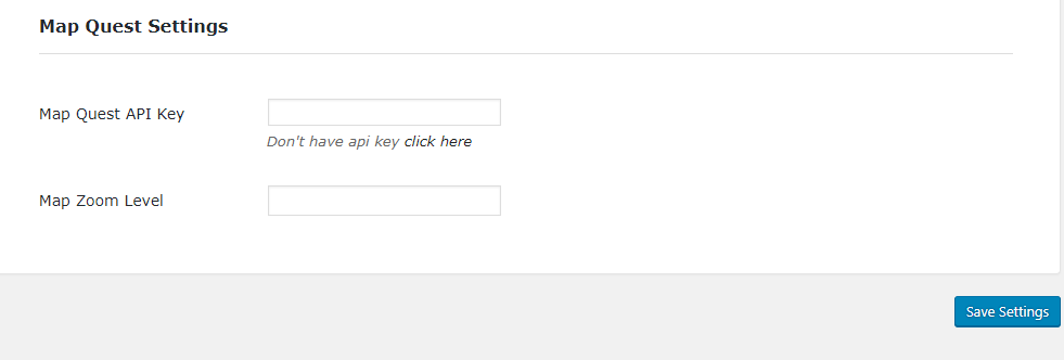 Backend: Settings
