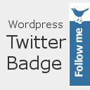 WP-TwitterBadge logo
