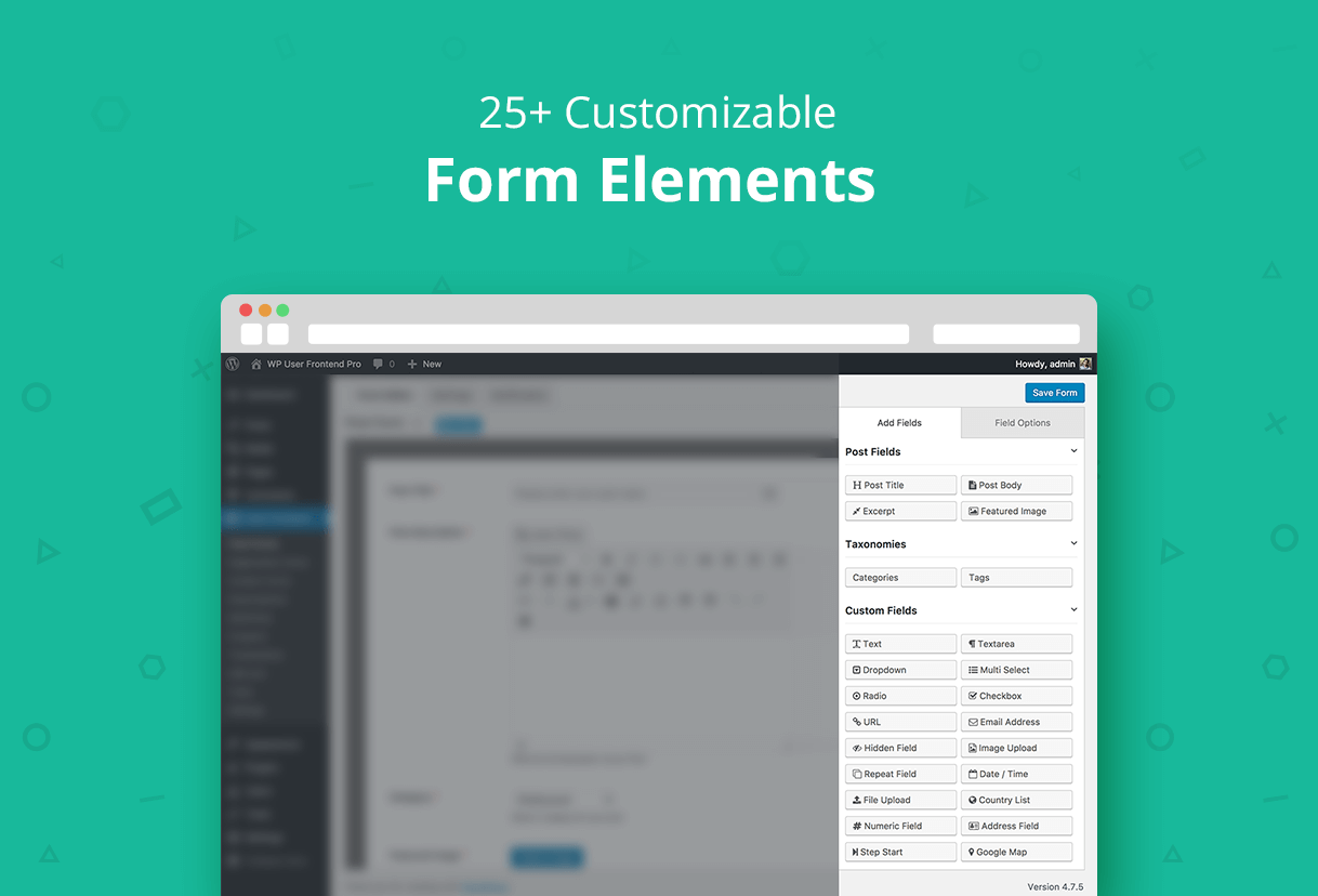 25+ Customizable Form Elements