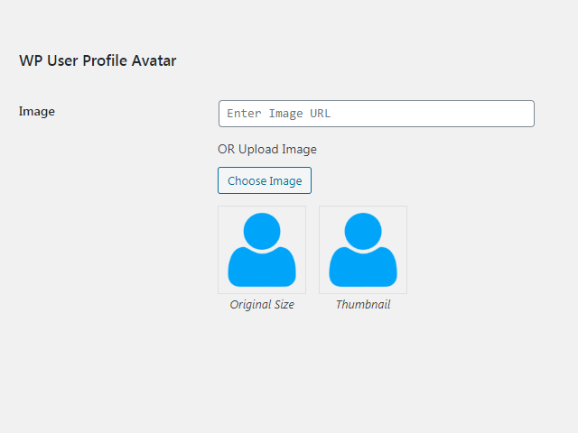 <p>Set custom avatar for user profile example 1.</p>