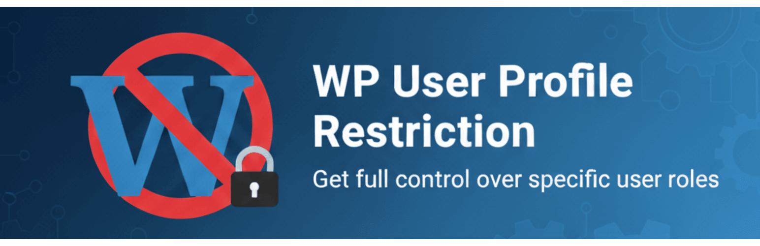 WP User Profile Restriction