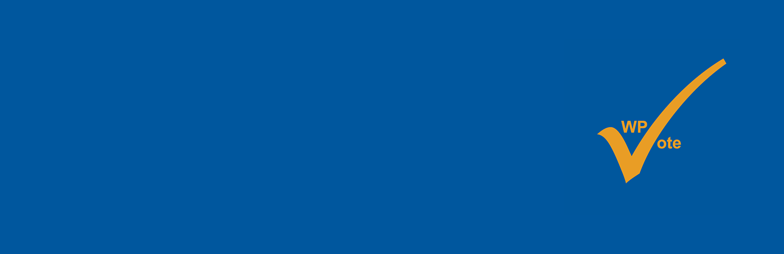 WordPress 外掛 WP Vote Lite 的封面圖片。